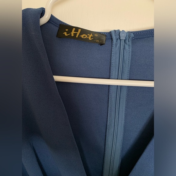 Blue Wedding Guest Dress - Size XL - Picture 4 of 5